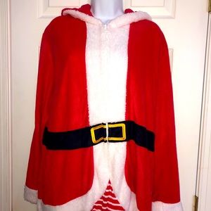 Santa and Mrs. Claus matching PJs!